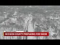 Dickson County preparing for snow