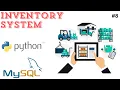 8 Inventory Management System Adding Tax Discounts Real-Time Stats with Python Tkinter MySQL