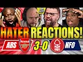 Download Lagu ARSENAL HATERS \u0026 FANS REACTION TO ARSENAL 3-0 FOREST | PREMIER LEAGUE FAN REACTIONS
