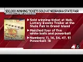 Winning 50K Powerball ticket sold at the Nebraska State Fair