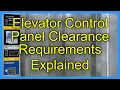 Elevator Control Panel Clearance Requirements Explained