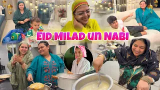 Ammi ke Ghar manayi Eid-e-milad ✨| hum sabne milke bahut saara meetha banaya 😍 