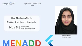 Use Native APIs in Flutter - Platform channels Samia Ashraf