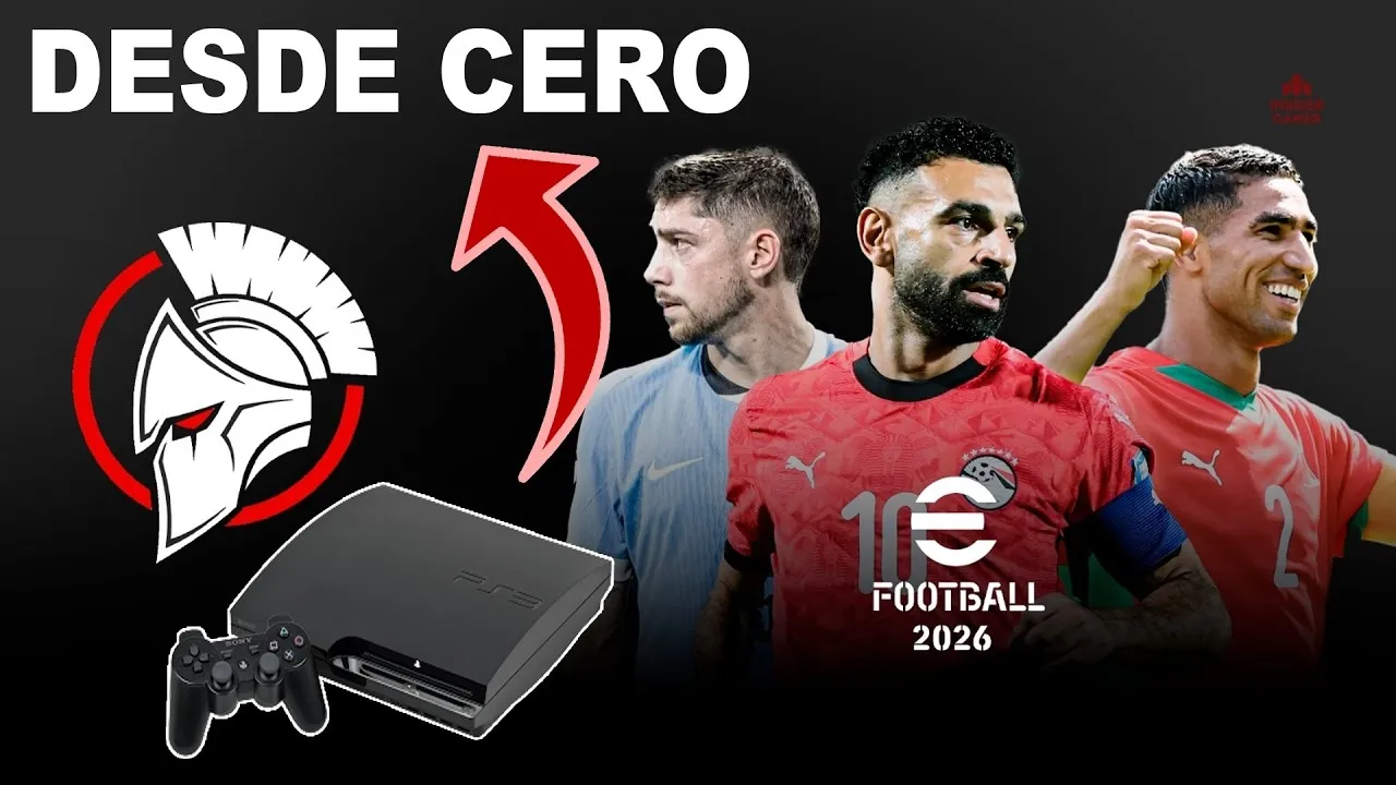 GUIA Cómo INSTALAR Desde CERO eFootball 2026 en PS3 GLADIADORES PATCH PS3