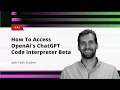 How To Access OpenAi s ChatGPT Code Interpreter Beta