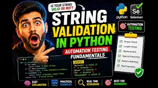 Python String Validation Explained in Telugu