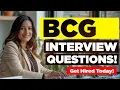 BCG INTERVIEW QUESTIONS ANSWERS Suitable for ALL Boston Consulting Group Job Roles Worldwide