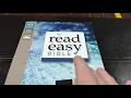 NIV Genuine Leather Read Easy Bible Review