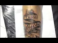 Tudo nos é dado so nos falta fé tatuagem escrita tattoo lettering