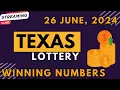 Texas Day Lottery Results For - 26 Jun 2024