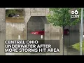 Heavy flooding hits Ohio leaving cars stuck and roads closed