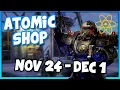 Atomic Shop Weekly UPDATE November 24 - December 1 2020 FALLOUT 76
