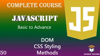 DOM CSS Styling Methods in JavaScript in