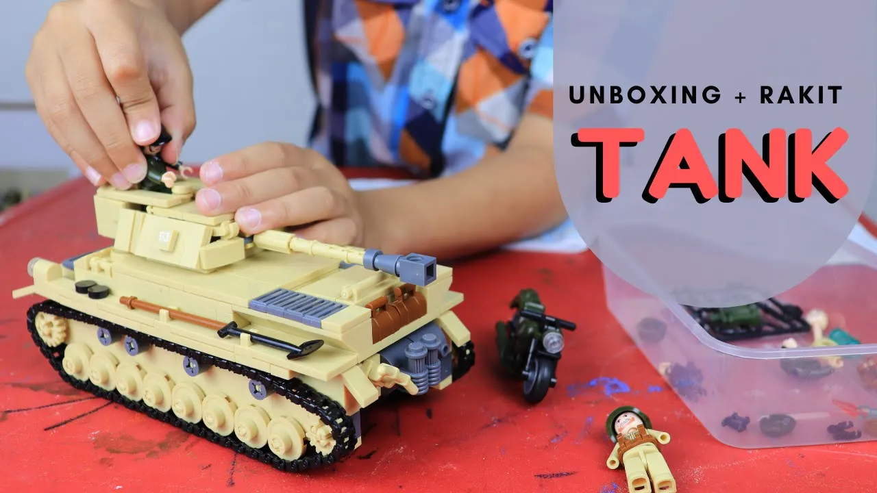 Mainan Anak Laki-laki, Mobil-mobilan Lego Excavator, Truk, Buldoser - Belajar & Bermain