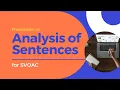 Analysis of Sentences for SVOAC - Learn in 15 minutes