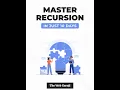 Master recursion in 10 days with interview questions