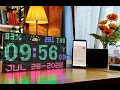 Cool Digital Wifi Clock ESP8266 DS3231 weather station RBG Matrix LED display