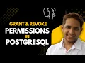 PostgreSQL Crash Course Day 8 Grant and Revoke Permissions Simplified