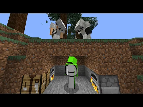 Video Thumbnail: Minecraft Speedrunner VS 2 Hunters REVIVAL