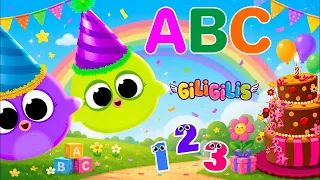 π Giligilis ABC & 123 Birthday Party π Learn Letters, Numbers & Sing Along to Happy Songs!