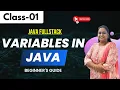 Java FullStack Class 01 Variables in Java Beginner s Guide 91 8978345335