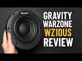 Gravity Warzone WZ10US Best Spare Tire Subwoofer for Deep Bass