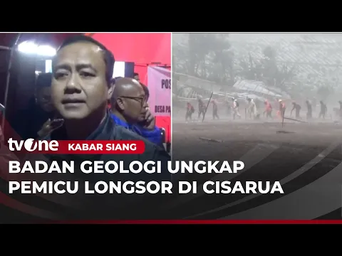 Penjelasan Badan Geologi Penyebab Longsor di Bandung Barat