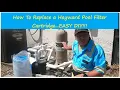 How to replace a Hayward pool filter cartridge EASY DIY