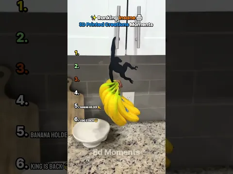 Insane 3D printed creations moments