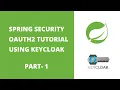 Spring Security Oauth2 Tutorial with Keycloak - Part 1