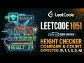LeetCode 1051 Height Checker DSA Series Day 26