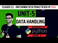 Class 11 Data Handling One shot IP Informatics Practices 065 2024 CBSE Aakash Singh