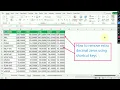 How to remove extra decimal zeros using shortcut key - MS excel Tips and Tricks