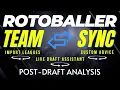 2024 NFL Team Sync Tutorials - Post-Draft Analysis RotoBaller