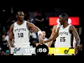 SPURS VS JAZZ Last 60 Seconds OT FULL CLIP