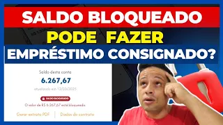 Quem está com o saldo BLOQUEADO do FGTS vai poder fazer o novo empréstimo consignado CLT?