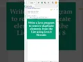 Java 8 Program 7 - Remove Duplicate Elements from a List using Java 8 Streams