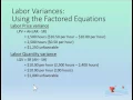 Direct Labor Variances Example