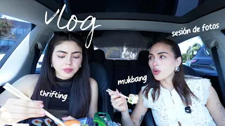 THRIFTING CON JOANNA + mukbang y sesión de fotos