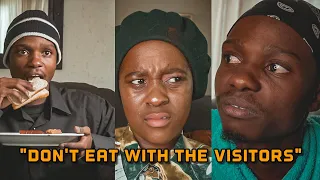 AHHH MOZISI WHEN YOU EAT WITH THE VISITOR 