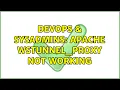 DevOps SysAdmins Apache wstunnel - proxy not working
