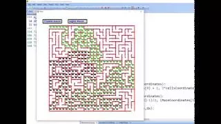 Maze generator and solver DFS