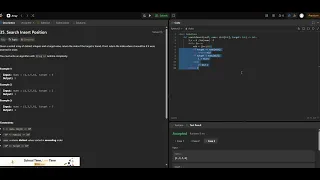 35 Search Insert Position Leetcode python
