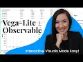Getting Started with Vega-Lite Observable Create Live Interactive Visualizations