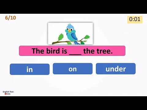 Download MP3 Preposition (in, on, under) Quiz in English For Kids