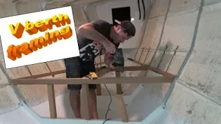 Building my steel sailing yacht Ep.24 The V berth framing pt.1