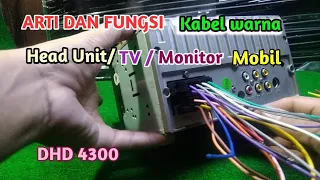 Download Fungsi warna kabel pada soket head unit /Tv /monitor mobil MP3