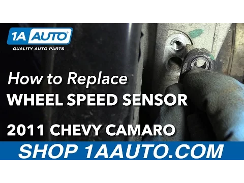 How To Replace Rear Wheel Speed Sensor 10 15 Chevy Camaro 1a Auto