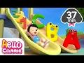 Sliding Alphabet More ABC Song 123 song Hello Carrie Kids Song Compilation