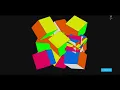 3D Cubes Demo by Python Ursina add Random button